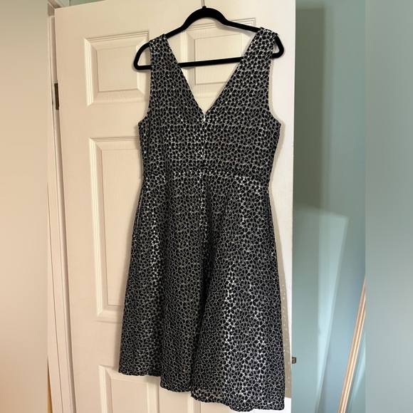 DKNY navy fit and flare dress. NWT - Picture 2 of 7
